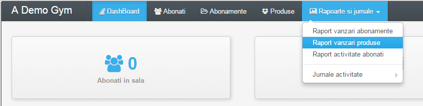 rapoarte Gestiune Sala